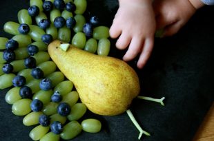 Rezept für einen Früchte-Pfau